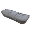 Front Full Bench Bottom Replacement Leather Seat Cover Med Flint Gray For Ford F250 F350 F450 F550 1999 2000 2001 2002