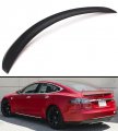 Cuztom Tuning Matt Matte Dry Carbon Fiber Sport Trunk Lid Spoiler Wing For 2012-2021 Tesla Model S 75d P85 P90d P100d Long