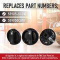 Ac Climate Control Knob Set Of 3 Replaces 55905-0c010 559050c010 Compatible With Toyota Tundra 2000 2001 2002 2003 2004 2005