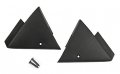1987-1993 Mustang Interior Door Power Side Mirror Mount Covers With Install Screws 