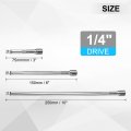 1 4 Drive Impact Extension Bar 3 6 10 Chrome Vanadium Steel Extra Long Socket Wrench Extender Square Driver Handle For