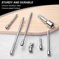 1 4 Drive Impact Extension Bar 3 6 10 Chrome Vanadium Steel Extra Long Socket Wrench Extender Square Driver Handle For