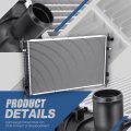 Auto Dynasty Dpi 13186 Factory Style 1-row Cooling Radiator Compatible With Ford Taurus Sho Lincoln Mks 3 5l Turbo At 2010-2012