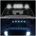 Auto Dynasty For Ford Super Duty Black Housing White Led Cab Roof Top Lights Smoked 3rd Brake Cargo Light 5 Pieces