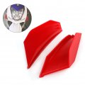 Duokon Motorcycle Wing 1 Pair Universallet Aerodynamic Wing Kit Red