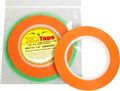 Custom Shop 1 4 Fine Line Tape Fineline Masking Polytape Orange X 60 Yard Roll 