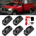 5x Top Marker Clear Lights White Led With A Set Of Switch Assembly Compare 2017-2019 For Ford F250 F350 Super Duty