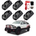 5x Top Marker Clear Lights White Led With A Set Of Switch Assembly Compare 2017-2019 For Ford F250 F350 Super Duty