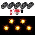 5x Top Marker Clear Lights White Led With A Set Of Switch Assembly Compare 2017-2019 For Ford F250 F350 Super Duty 