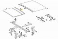 Mercedes Sunroof Seal Rear New Oe W114 W115 W116 W123 W126
