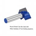 Uxcell 20mm Dia 8mm Shank Bottom Cleaning Router Bit 2 Flutes Carbide Tipped Cutter Uncoated For Woodworking