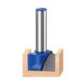 Uxcell 20mm Dia 8mm Shank Bottom Cleaning Router Bit 2 Flutes Carbide Tipped Cutter Uncoated For Woodworking