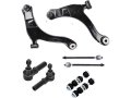 Front Lower Control Arm Ball Joint Sway Bar Link And Tie Rod End Kit 8-piece For 2000-2005 Dodge Neon Sedan 4-door 