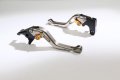 Motorcycle Clutch Brake Lever Set For Hyosung Gt650r 2006-2009 Short Style Titanium Gold Handle Adjuster 