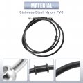 74 80 Length 10mm Id Motorcycle Hydraulic Brake Line Oil Hose Pipe Stainless Steel Braided Cable For Atv Motocross Sport Bikes