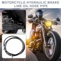 X Autohaux 74 80 Length 10mm Id Motorcycle Hydraulic Brake Line Oil Hose Pipe Stainless Steel Braided Cable For Atv Motocross