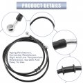 X Autohaux 74 80 Length 10mm Id Motorcycle Hydraulic Brake Line Oil Hose Pipe Stainless Steel Braided Cable For Atv Motocross