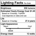 Satco S12246 Ar111 Led Reflector Light Bulb 12w 12-degree Beam