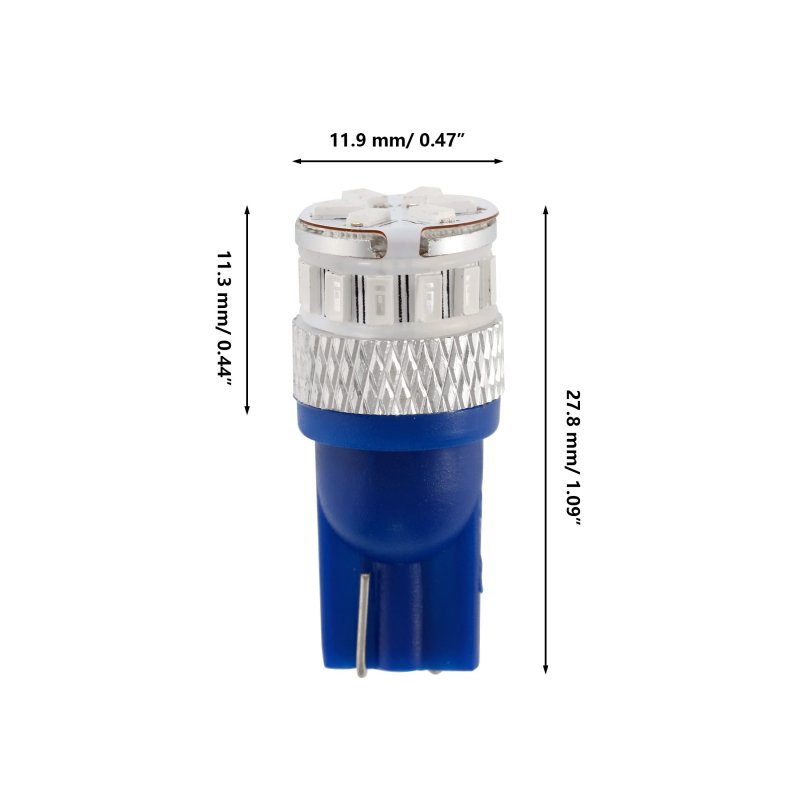 Auxbeam 194 T10 Led Bulbs Blue Canbus Error Free Non-polarity Extremely Bright 168 W5w Car Interior Lights Replacement For