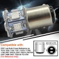 Ruiandsion 2pcs 6v 1157 5050 12smd Yellow Amber Led Light Bulbs For Back Up Reverse Lights Brake Tail Non-polarity