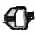 Fog Light Bezel For Gmc Canyon 2021 2022 Passenger Side Front Elevation Model Gray Plastic Replacement Gm1039278 84693867 
