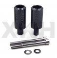Long Extended Frame Slider Crash Protectors For 2003 2004 2005 2006 Cbr 600rr Carbon 1 In Delrin Material