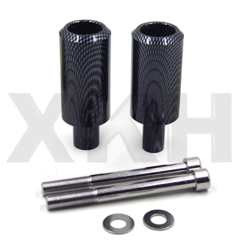 Long Extended Frame Slider Crash Protectors For 2003 2004 2005 2006 Cbr 600rr Carbon 1 In Delrin Material