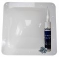Classacustoms Premium Heavy Duty Rv Camper Trailer Skylight 18 X Od 14 Id White Polycarbonate Milky Color Caulk Screws Included 
