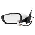 Geluoxi Left Power White Mirror W Turn Signal Heated Replacement For Hyundai Sonata 2 0l 4l 2011-2014 876103q110 Hy1320168 