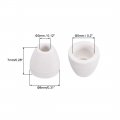 Uxcell 600pcs Ceramic Electrical Insulator 3mm Dia Tapered Porcelain Tube Beads High Temperature Max 1000c For Oven