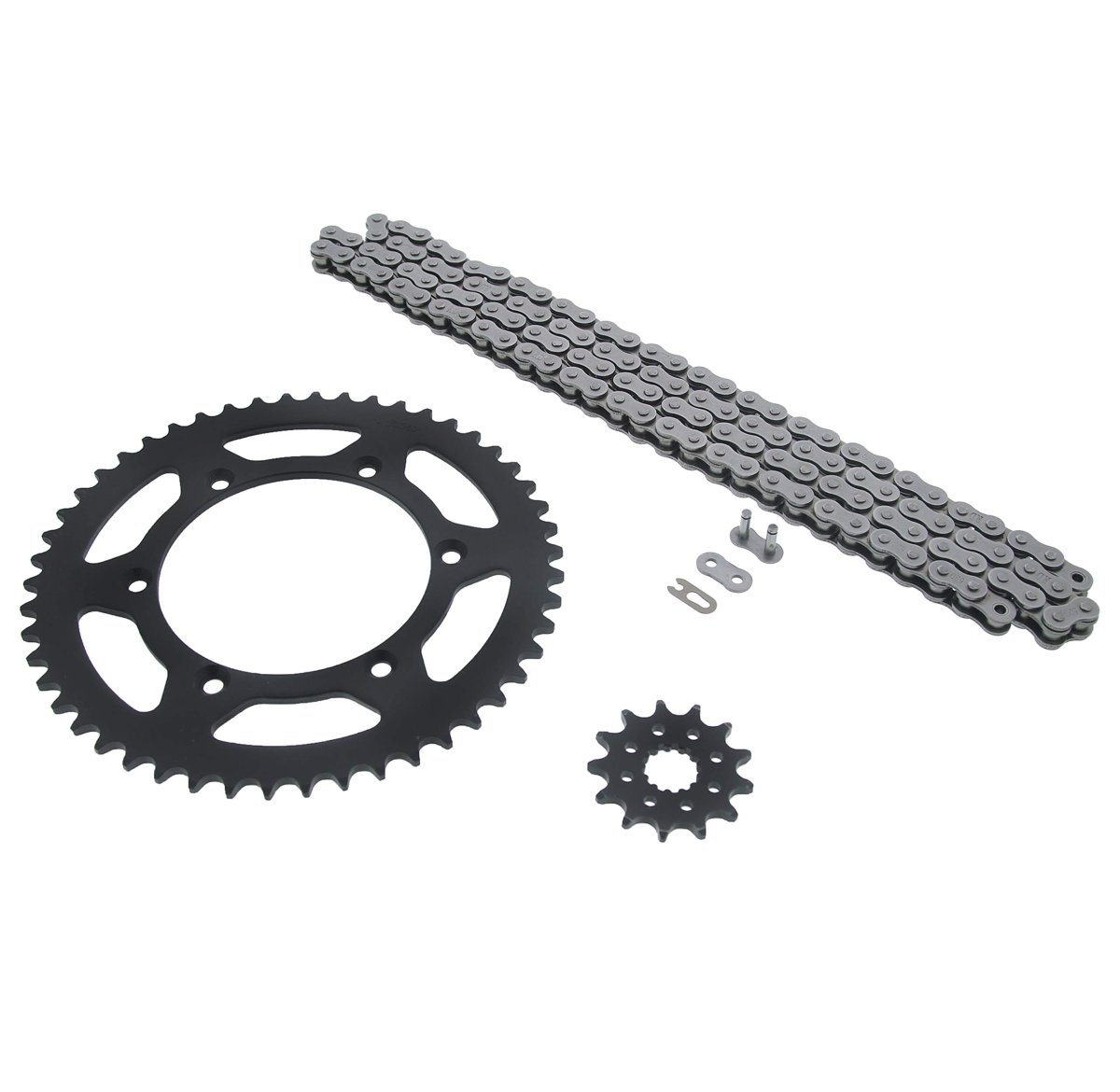 Chain And Sprocket Kit For Yamaha Wr400f 1999 To 2001 Wr450f 2003 2014 Black 13 50 114l Steel Front Rear Sprockets With Non O