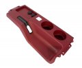 Blue Oval Industries 1987-1993 Mustang Scarlet Red Center Console Cup Holders Usb Charger 