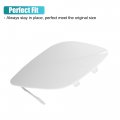 Uxcell Front Right Bumper Tow Hook Cover For Mercedes-benz Cla-class W117 C117 Coupe 2012-2015 Eye Cap No A1178850622 White