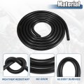 X Autohaux 1 Set Silicone Vacuum Tubing Hose 300cm 8mm Id Engine Automotive Line Black
