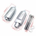 Hongk- Motorcycle Chrome Billet Aluminum Spike Frame Sliders For 2004-2005 Gsxr600 Gsxr750 Gsxr 600 750 P N Mt290-007