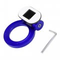 X Autohaux 2 Set Universal Blue Ring Shaped Car Tow Hook Decor Bumper Trailer Sticker Adorn