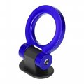 X Autohaux 2 Set Universal Blue Ring Shaped Car Tow Hook Decor Bumper Trailer Sticker Adorn