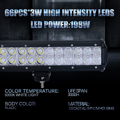 Nilight 31 198w Led Light Bar Flood Spot Combo Off Road Work Driving Fog Lights For Suv Boat 4x4 Jeep Lamp2 Years