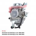 Klf300 Carburetor Fits Kawasaki Bayou 2x4 1986-2004 4x4 1989-2005 Air Filter Oil Fuel Petcock Valve Include