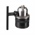 Uxcell Drill Chucks 3 8-24unf Threaded 1 5-10mm Capacity Sds Shank With Chuck Key For Electric Impact Corded Cordless
