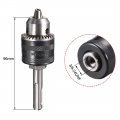 Uxcell Drill Chucks 3 8-24unf Threaded 1 5-10mm Capacity Sds Shank With Chuck Key For Electric Impact Corded Cordless