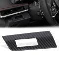 Carbon Fiber Heads Up Switch Button Panel Cover Trim For Chevy Corvette C8 2020 2021 2022 2023 Black