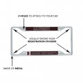 Brown University Metal License Plate Frame For Front Or Back Of Car Officially Licensed Alumni 2-pack