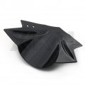 Xkh- Double Bubble Windshield Windscreen Compatible With Kawasaki Ninja 300 Ex300 2013-2015 Black B074wmvfyv