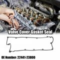 X Autohaux Black Valve Cover Gasket Seal 22441-23800 For Hyundai Elantra Kia Soul