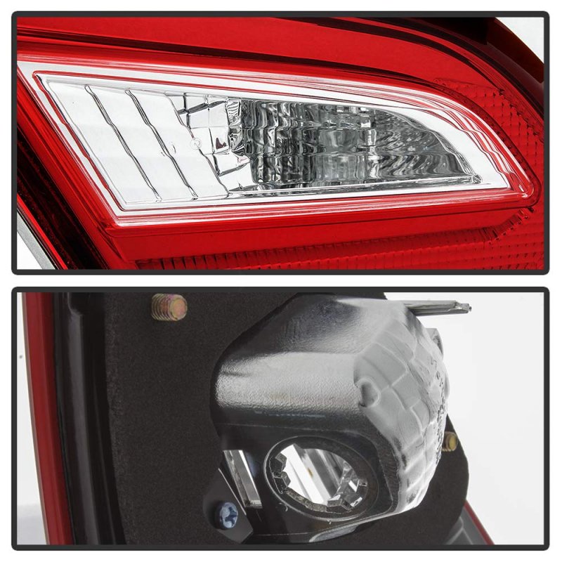2016-2018 For Nissan Altima Inner Driver Side Oe-style Red Lens Left Tail Light Housing Lamp Assembly Replacement