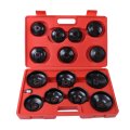 14pcs Oil Filter Sleeve Cap Wrench Socket Tool Set 3 8 Inch Drive