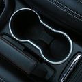 1 Piece Interior Water Cup Cover Decor Trim Abs Matte For Buick Encore 2013-2017