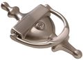 The Hillman Group 852725 7 Door Knocker With 160 Degree Viewer Solid Brass Satin Nickel Finish 1-pack 