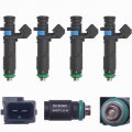 Set Of 4 Fuel Injectors 25186566 8047f13144 Fits 2011-2015 Replacement For Chevrolet Spark 1 2l L4 C111032 Inj675
